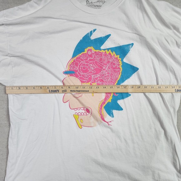Rick and Morty Shirt Mens 3XL White Loot Wear Exclusive Casual Tee Short Sleeve - Picture 8 of 13
